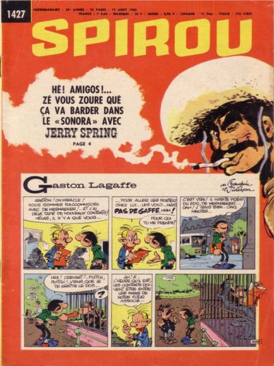 Cover for Spirou (Dupuis, 1947 series) #1427