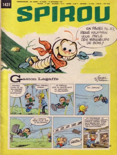 Cover for Spirou (Dupuis, 1947 series) #1431