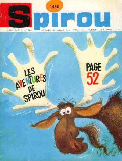 Cover for Spirou (Dupuis, 1947 series) #1450