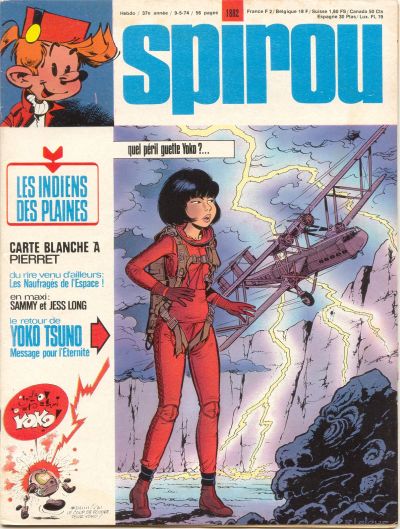 Cover for Spirou (Dupuis, 1947 series) #1882