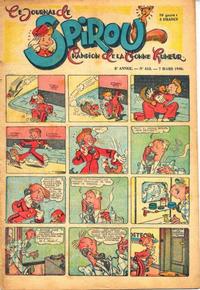 Cover for Le Journal de Spirou (Dupuis, 1938 series) #412