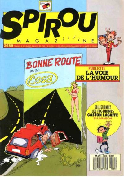 Cover for Spirou (Dupuis, 1947 series) #2689