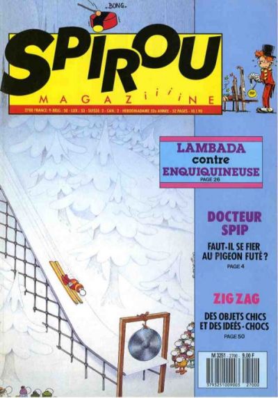 Cover for Spirou (Dupuis, 1947 series) #2700