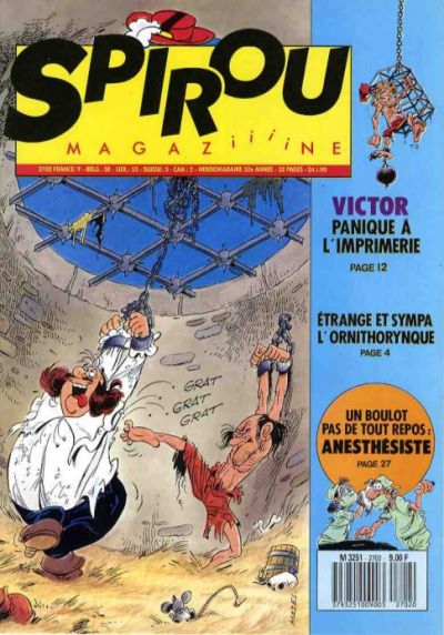 Cover for Spirou (Dupuis, 1947 series) #2702