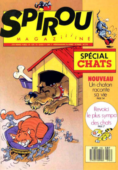 Cover for Spirou (Dupuis, 1947 series) #2707