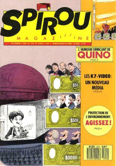 Cover for Spirou (Dupuis, 1947 series) #2712