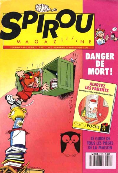 Cover for Spirou (Dupuis, 1947 series) #2716
