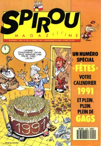 Cover for Spirou (Dupuis, 1947 series) #2750