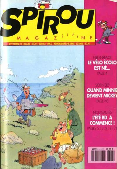 Cover for Spirou (Dupuis, 1947 series) #2777