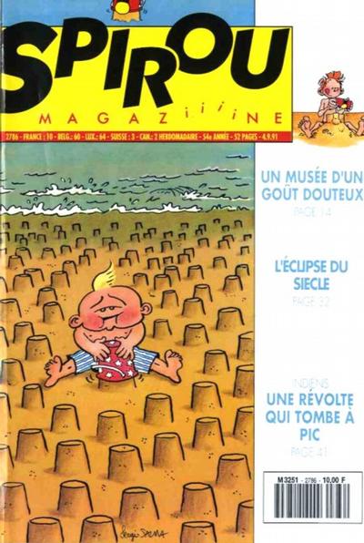 Cover for Spirou (Dupuis, 1947 series) #2786