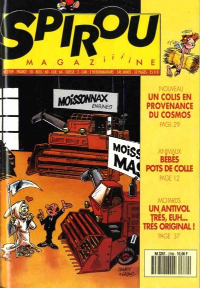 Cover for Spirou (Dupuis, 1947 series) #2789