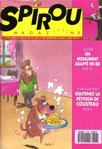 Cover for Spirou (Dupuis, 1947 series) #2797