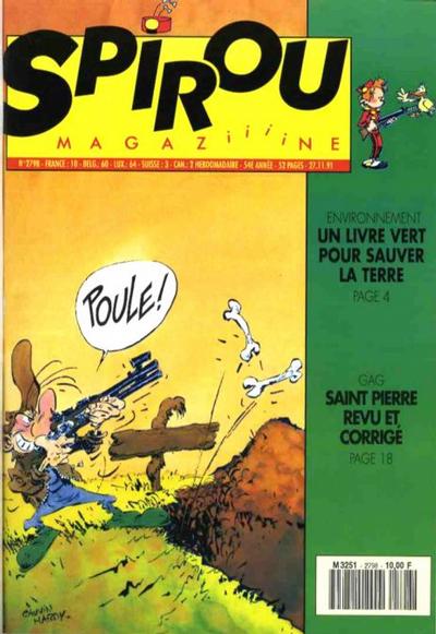 Cover for Spirou (Dupuis, 1947 series) #2798