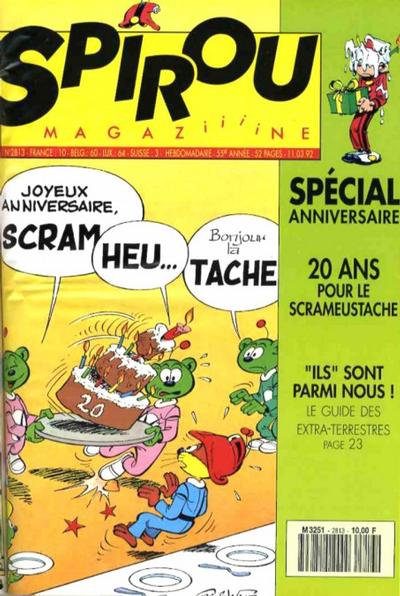 Cover for Spirou (Dupuis, 1947 series) #2813