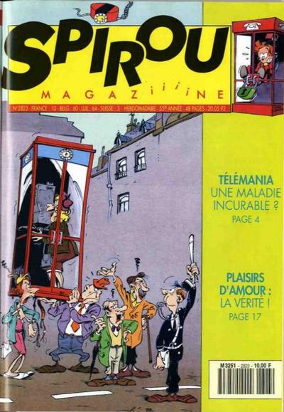 Cover for Spirou (Dupuis, 1947 series) #2823