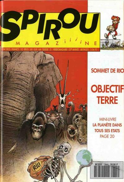 Cover for Spirou (Dupuis, 1947 series) #2825