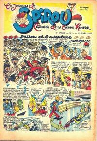 Cover for Le Journal de Spirou (Dupuis, 1938 series) #9/1945
