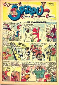 Cover for Le Journal de Spirou (Dupuis, 1938 series) #10/1945