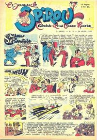 Cover Thumbnail for Le Journal de Spirou (Dupuis, 1938 series) #12/1945