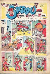 Cover for Le Journal de Spirou (Dupuis, 1938 series) #16/1945