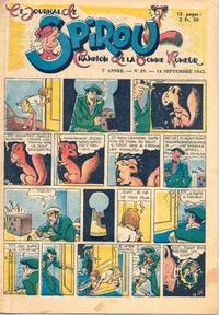 Cover for Le Journal de Spirou (Dupuis, 1938 series) #29/1945