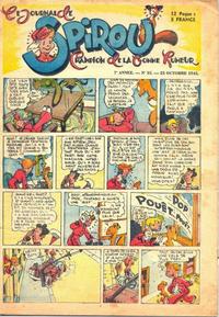 Cover Thumbnail for Le Journal de Spirou (Dupuis, 1938 series) #35/1945