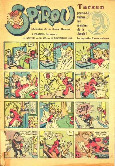 Cover for Le Journal de Spirou (Dupuis, 1938 series) #453