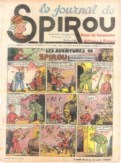 Cover for Le Journal de Spirou (Dupuis, 1938 series) #13/1940