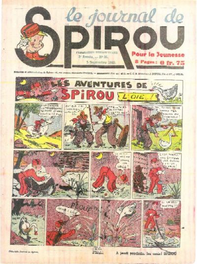 Cover for Le Journal de Spirou (Dupuis, 1938 series) #36/1940