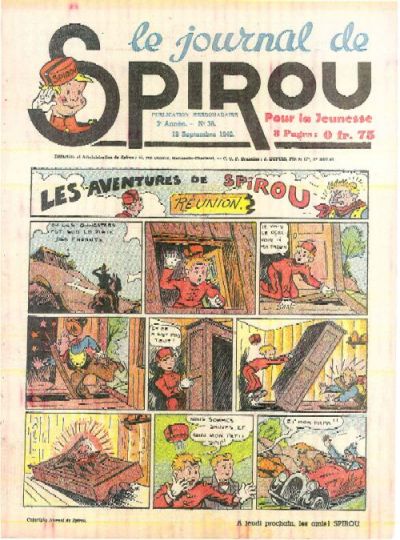 Cover for Le Journal de Spirou (Dupuis, 1938 series) #38/1940