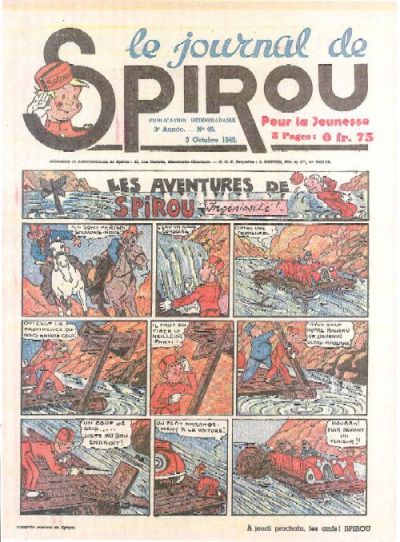 Cover for Le Journal de Spirou (Dupuis, 1938 series) #40/1940