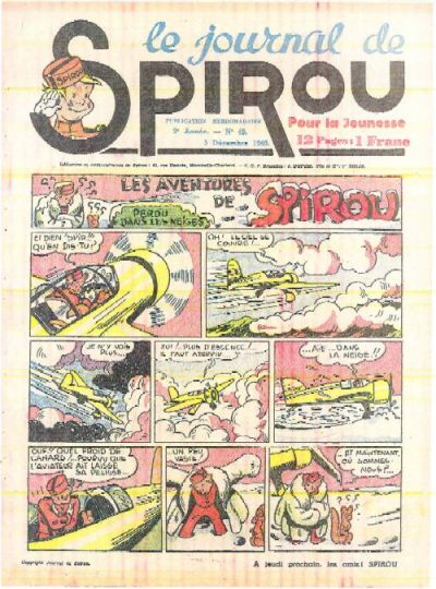 Cover for Le Journal de Spirou (Dupuis, 1938 series) #49/1940