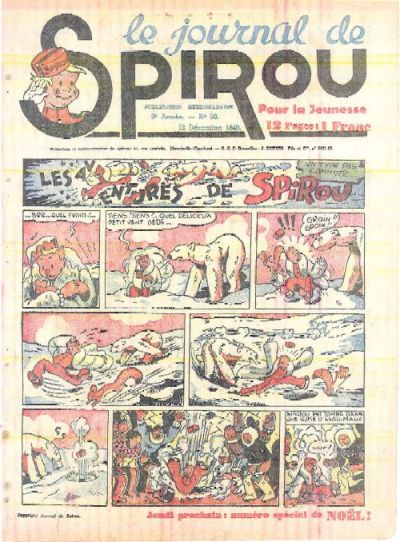 Cover for Le Journal de Spirou (Dupuis, 1938 series) #50/1940