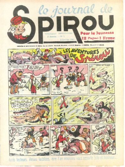 Cover for Le Journal de Spirou (Dupuis, 1938 series) #1/1941