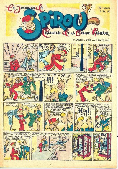 Cover for Le Journal de Spirou (Dupuis, 1938 series) #23/1945