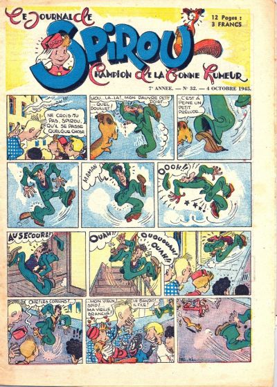 Cover for Le Journal de Spirou (Dupuis, 1938 series) #32/1945