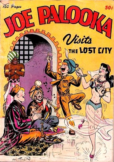 Cover for Joe Palooka Visits the Lost City (Pines, 1945 series) 