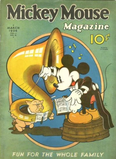 Cover for Mickey Mouse Magazine (Western, 1935 series) #v1#6 [6]