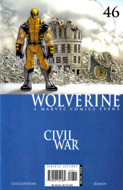 Cover for Wolverine (Marvel, 2003 series) #46 [Direct Edition]