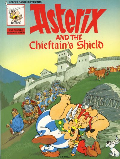 Cover for Asterix (Hodder & Stoughton, 1969 series) #18 - Asterix and the Chieftain's Shield [? printing]