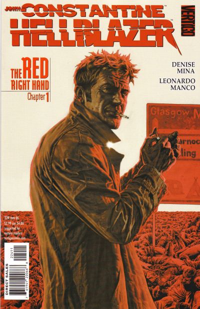 Cover for Hellblazer (DC, 1988 series) #224