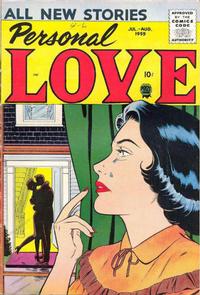 Cover for Personal Love (Prize, 1957 series) #v2#6