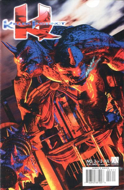 Cover for Killer Instinct (Acclaim / Valiant, 1996 series) #3