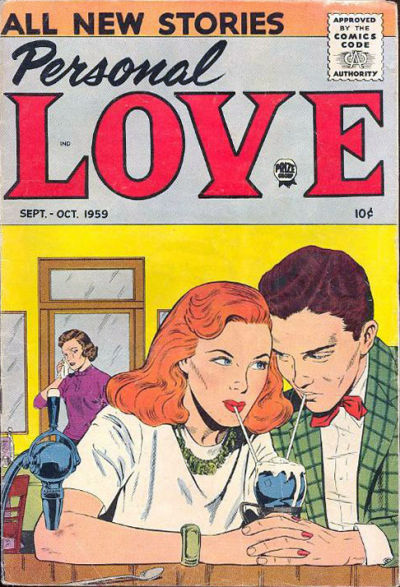 Cover for Personal Love (Prize, 1957 series) #v3#1