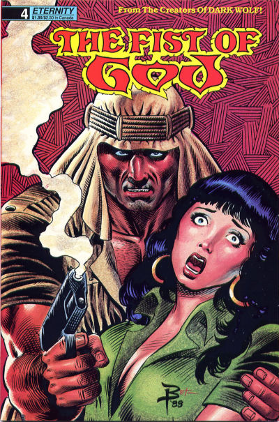 Cover for The Fist of God (Malibu, 1988 series) #4