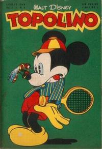 Cover for Topolino (Mondadori, 1949 series) #4
