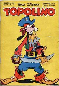 Cover Thumbnail for Topolino (Mondadori, 1949 series) #11