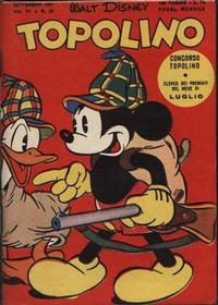 Cover Thumbnail for Topolino (Mondadori, 1949 series) #33
