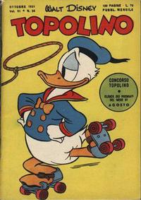 Cover Thumbnail for Topolino (Mondadori, 1949 series) #34