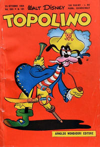 Cover Thumbnail for Topolino (Mondadori, 1949 series) #101